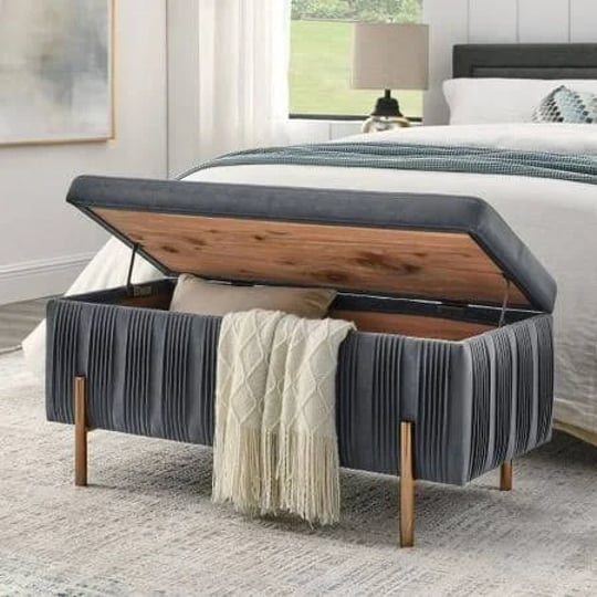 upholstered-velvet-storage-bench-with-cedar-wood-veneer-large-storage-ottoman-with-electroplate-iron-1