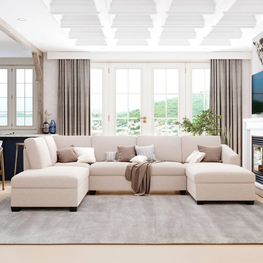 ustyle-modern-large-u-shape-sectional-sofa-double-extra-wide-chaise-lounge-couch-beige-1