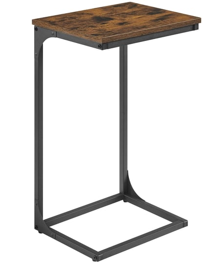 vasagle-c-shaped-side-table-for-sofa-rustic-brown-black-1