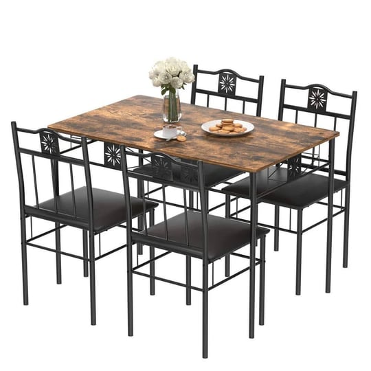 vecelo-5-piece-dining-table-set-wooden-kitchen-table-1-table-4-chairs-metal-legs-rectangular-dining--1