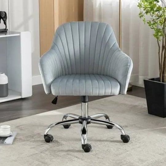 velvet-swivel-office-chair-upholstered-home-office-desk-chair-ergonomic-adjustable-accent-chairgray-1