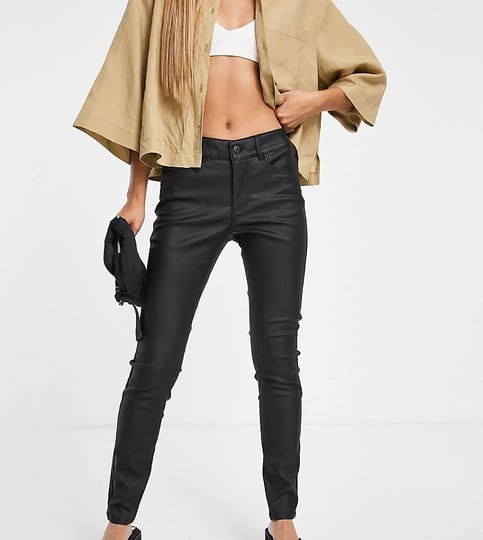 vero-moda-petite-coated-skinny-jeans-in-black-1
