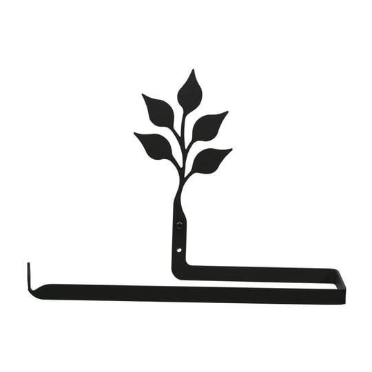 village-wrought-iron-leaf-paper-towel-holder-horizontal-wall-mount-1