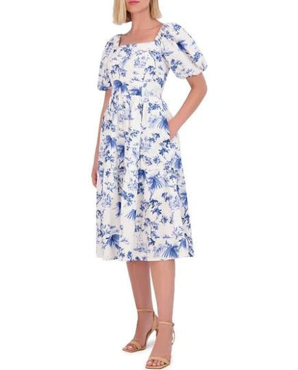 vince-camuto-womens-floral-puff-sleeve-midi-dress-blue-size-8-1