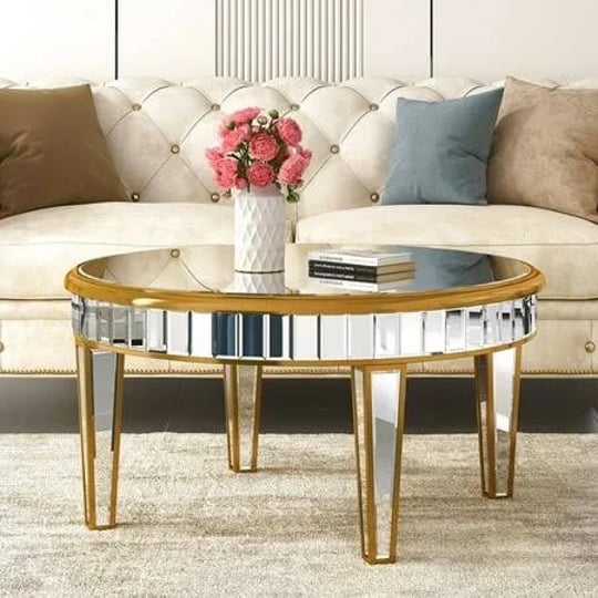 vintage-mirrored-round-coffee-table-leisure-table-clear-accent-table-for-living-rooms-antique-gold-s-1