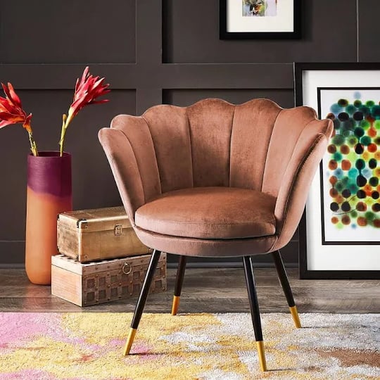 weston-home-flora-velvet-seashell-accent-chair-with-black-gold-metal-leg-set-of-2-salmon-pink-1