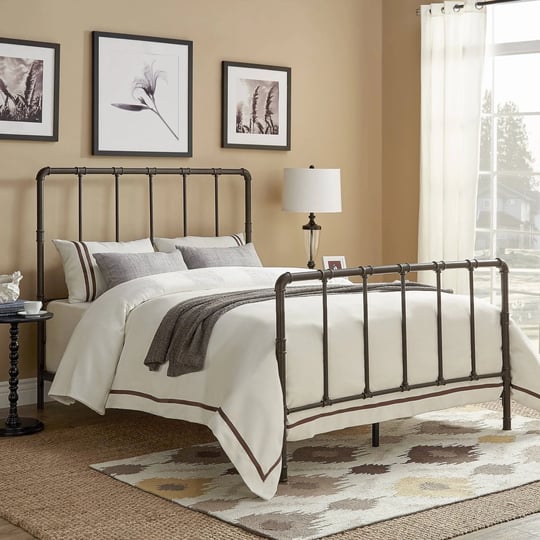 weston-home-industrial-style-pipe-metal-full-bed-antique-dark-bronze-1