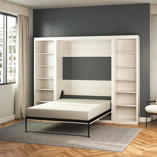 wexford-murphy-bed-with-side-storage-bookcases-wade-logan-size-full-color-ivory-oak-1