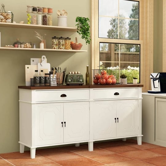white-wooden-storage-cabinet-food-pantry-sideboard-with-2-drawers-4-adjustable-shelves-63-in-width-1