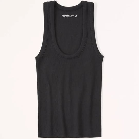 womens-essential-rib-tuckable-scoopneck-tank-in-black-size-xxs-abercrombie-fitch-1