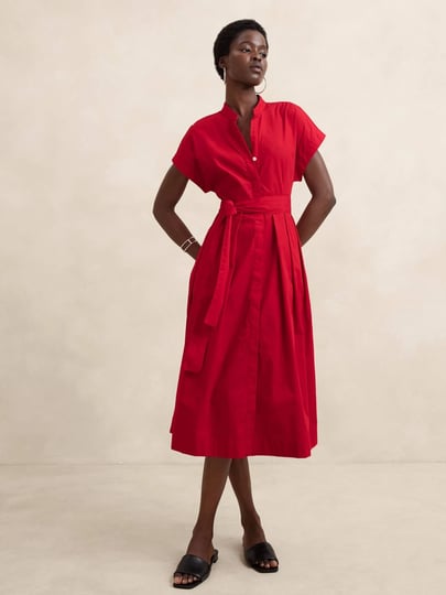 womens-poplin-tie-waist-midi-dress-red-sunset-regular-size-xxs-1