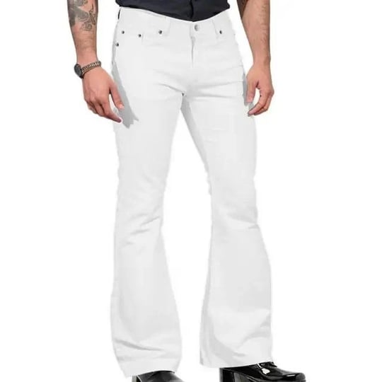 wuppai-mens-retro-inspired-flared-bell-bottom-jeans-with-slim-fit-and-mid-rise-1