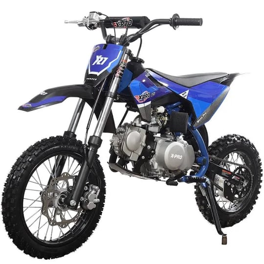 x-pro-x27-125cc-dirt-bike-with-4-speed-semi-automatic-transmission-kick-start-big-14-12-tires-cradle-1