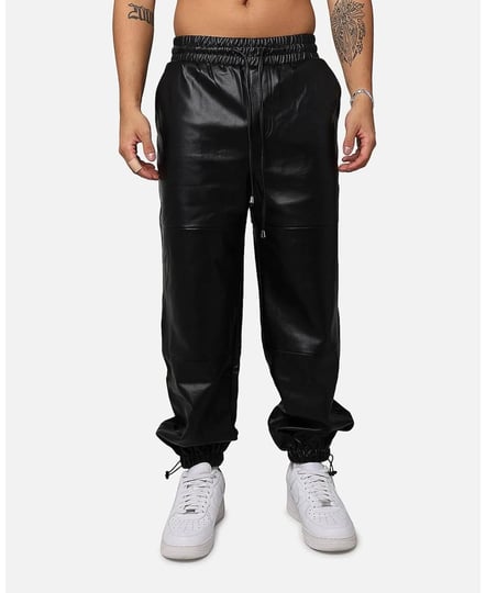 xxiii-mens-felix-leather-jogger-black-1