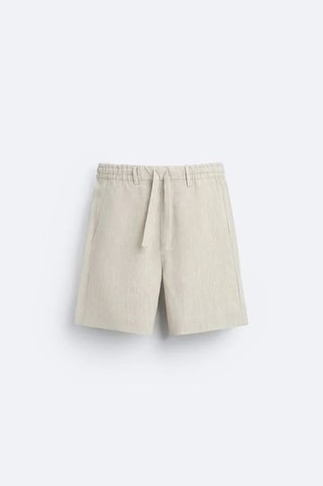 zara-100-linen-shorts-light-beige-men-1