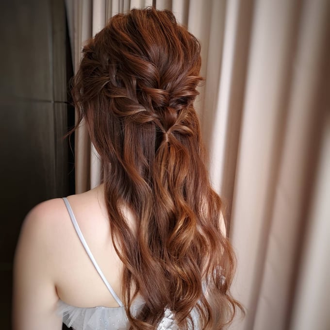 Half Up Half Down Hairdo