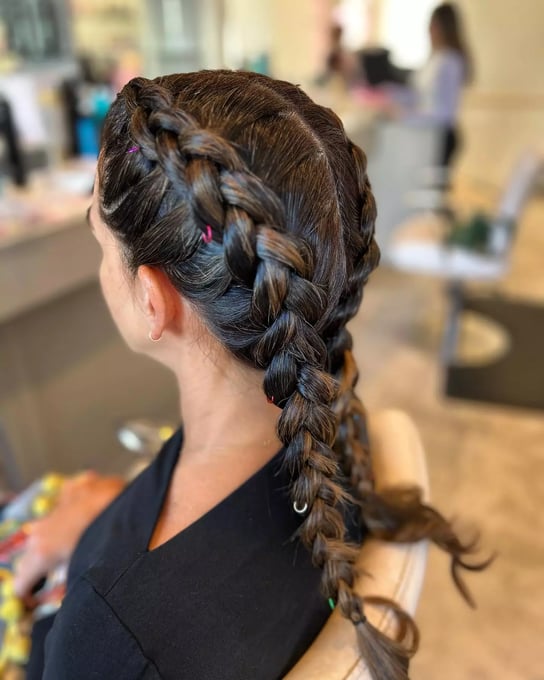 French Braid Styles For Black Hair