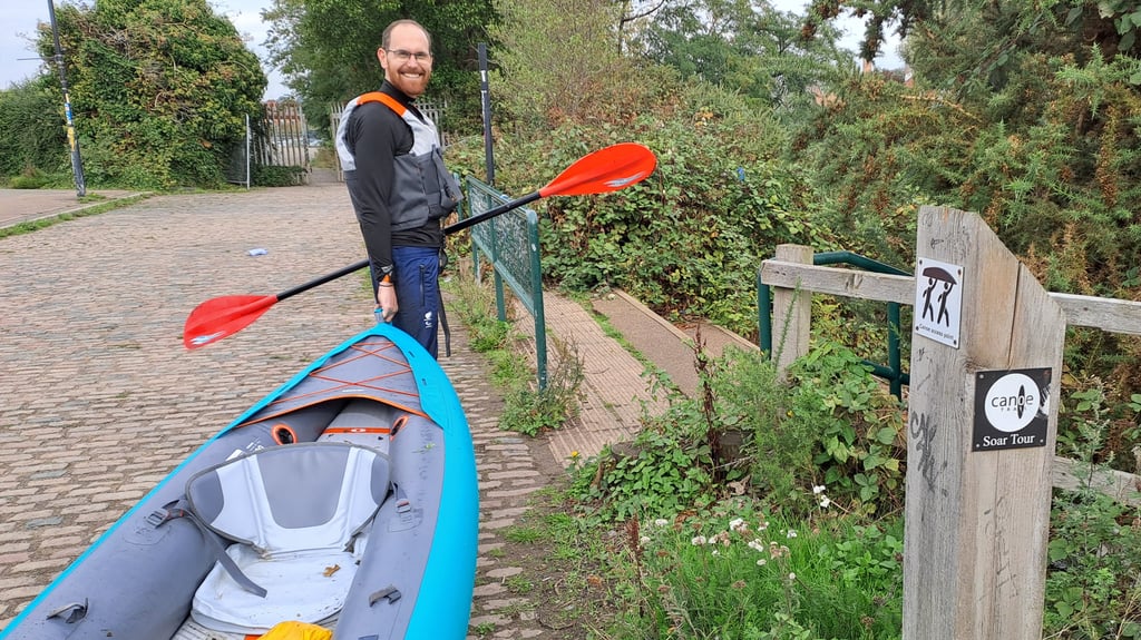 Launch point for getting back on the River Soar