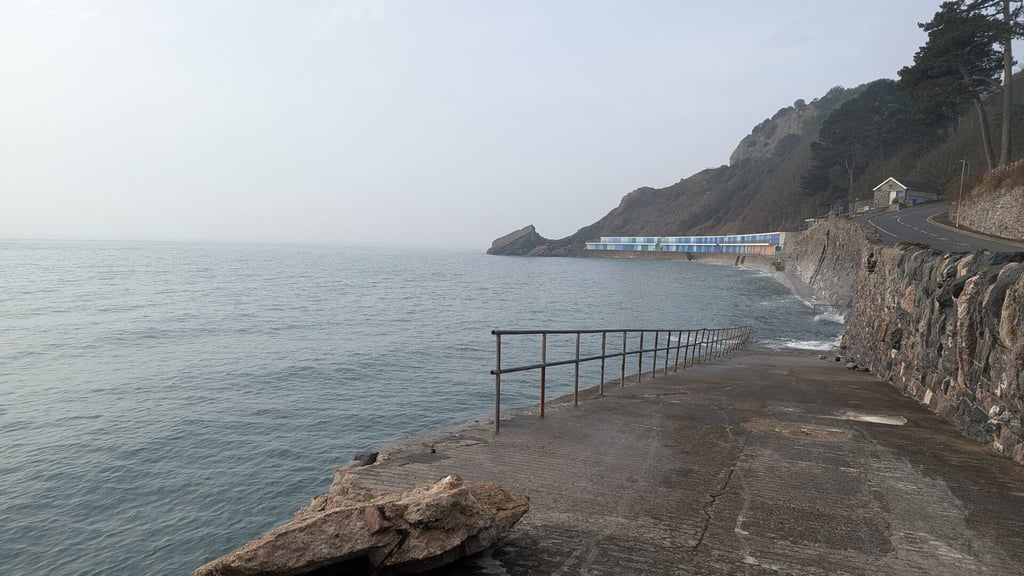 Slipway at Meadfoot Beach