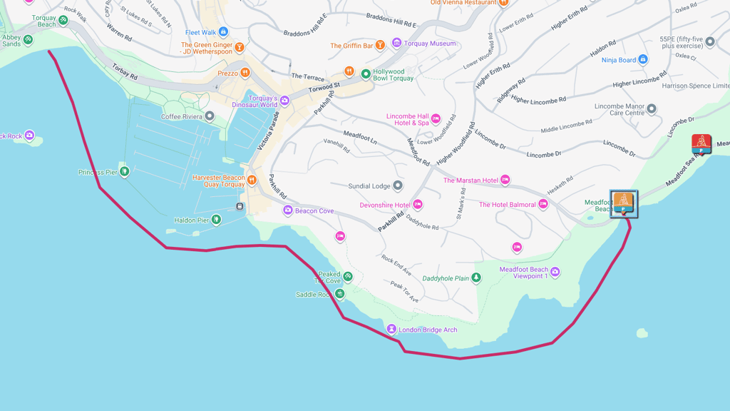 Map of Torbay