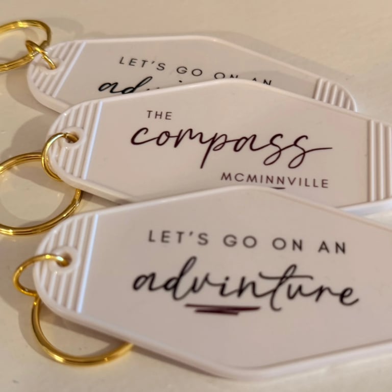 Compass Key Chain