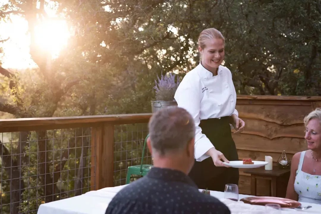 Onsite Private Chef Dinner for Two (Wimberley)