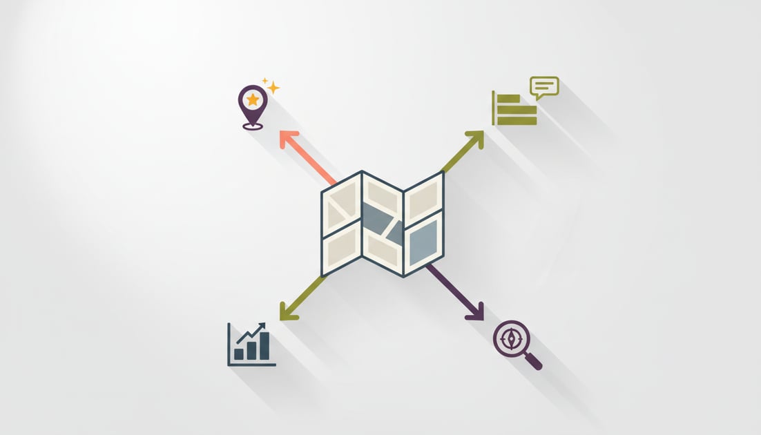 Infographic showing local SEO ranking factors