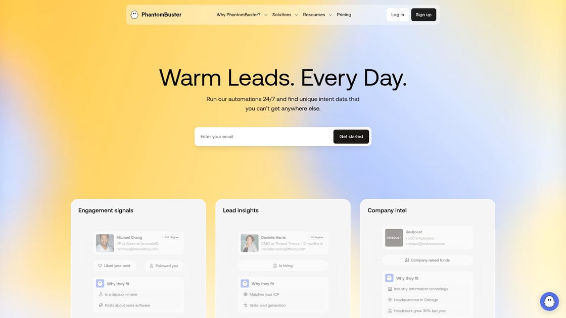 Phantombuster : pour workflows d'automatisation complexes interface