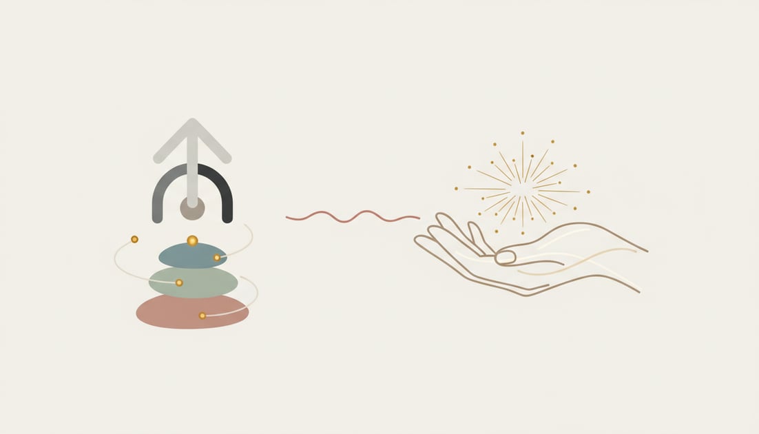 Illustration showing demonstrating experience signals