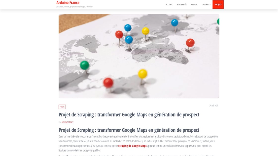 Transformer Google Maps en génération de prospects