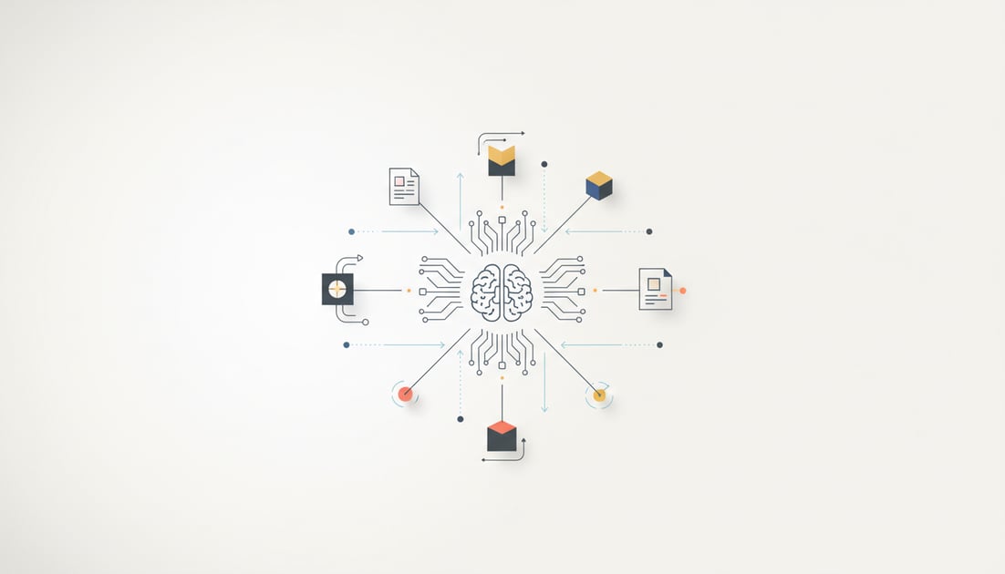 Diagram showing schema markup implementation