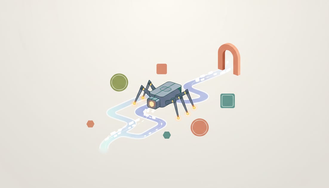 Diagram showing crawl budget optimization