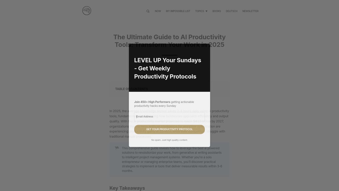 AI productivity tools guide visualization