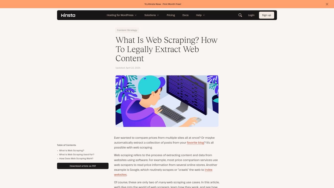 What is web scraping