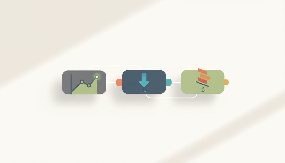 Diagram showing Core Web Vitals metrics dashboard