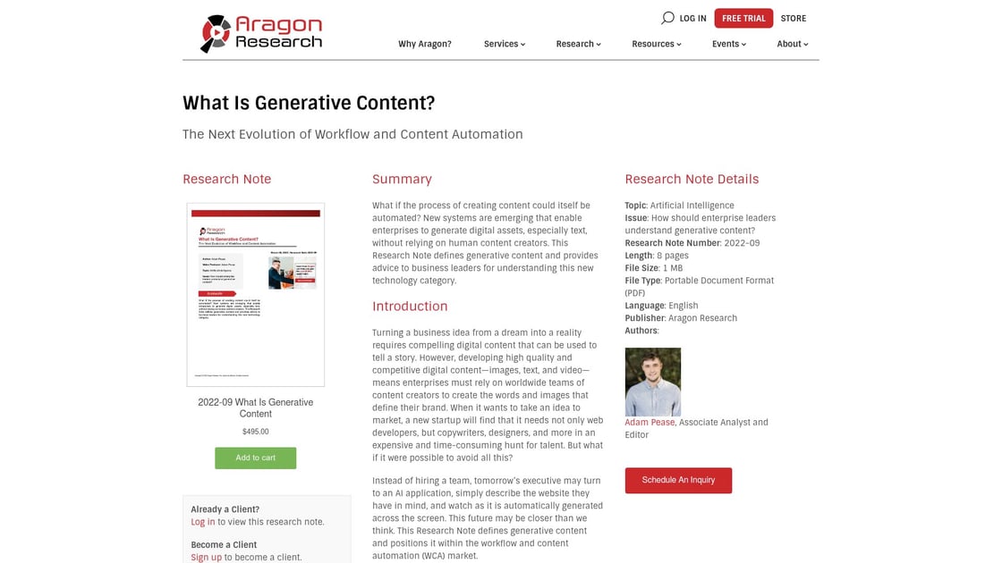 Generative Content AI technology