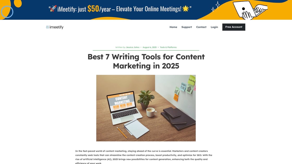 Writing tools for content marketing