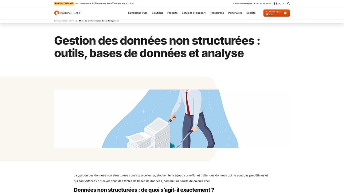 Solutions de gestion des données non structurées