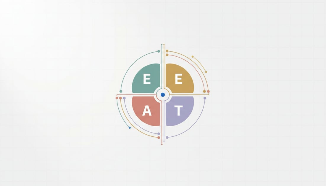 Infographic showing E-E-A-T measurement framework