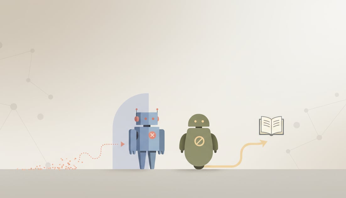 Diagram showing noindex robots comparison