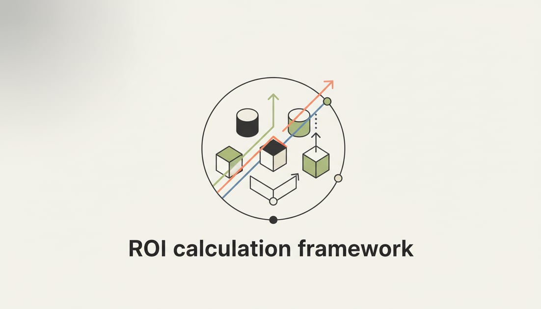 Diagram showing ROI calculation framework