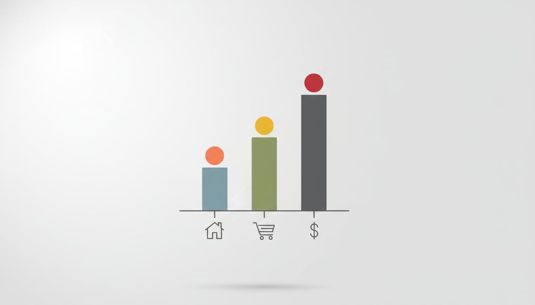 Chart showing cost comparison chart