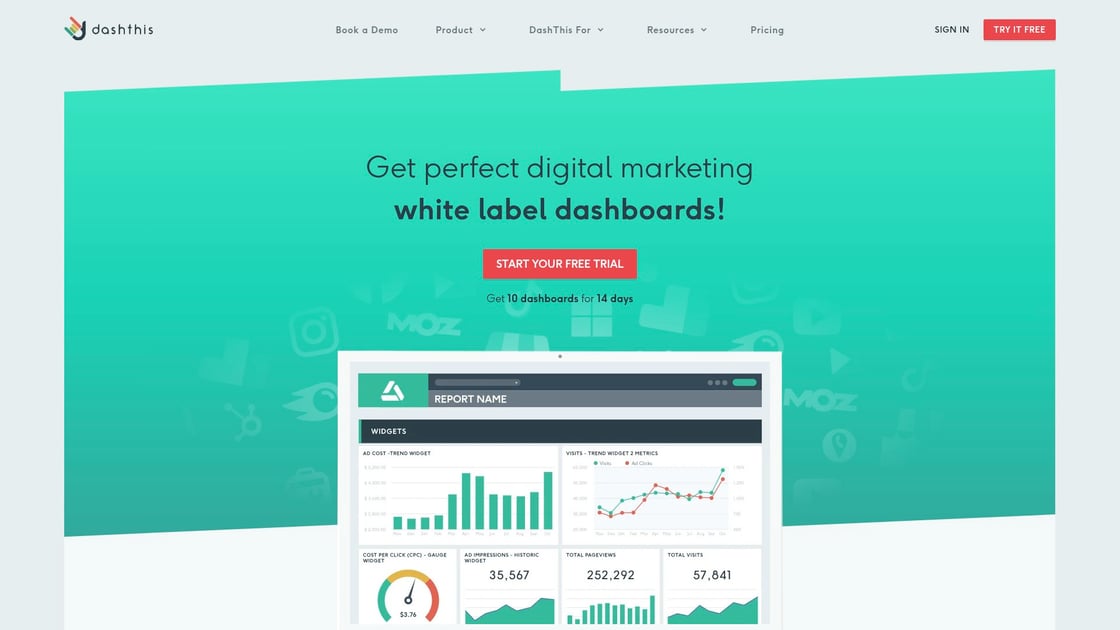 DashThis White Label Dashboard