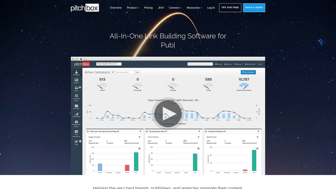 Pitchbox link building platform