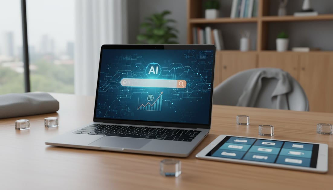 Chart showing AI search traffic shift ecommerce