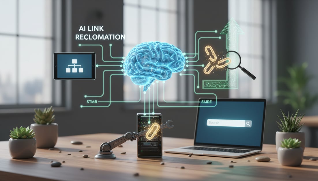 Diagram showing AI link reclamation workflow