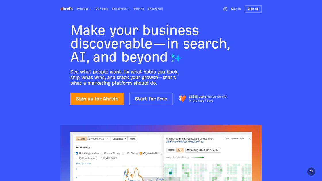 Semrush backlink audit interface
