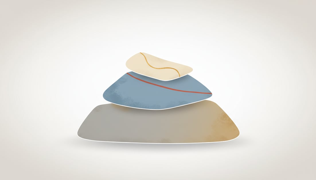 Diagram showing semantic HTML structure layers