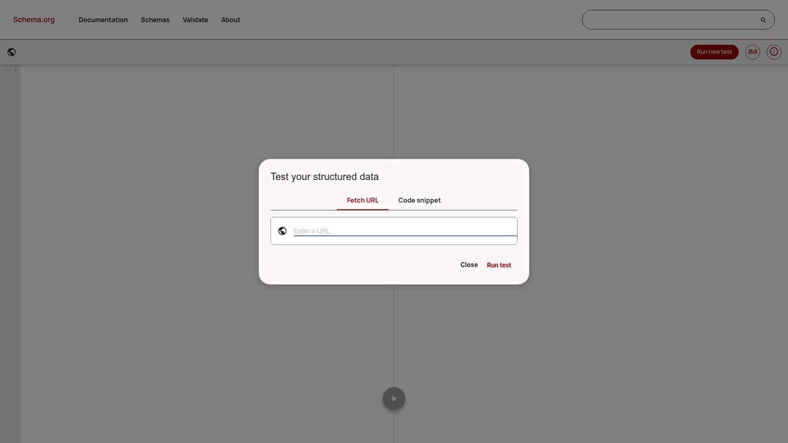 Google Schema Markup Validator
