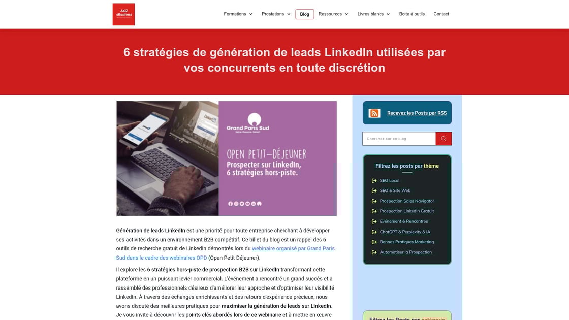 Génération de leads LinkedIn